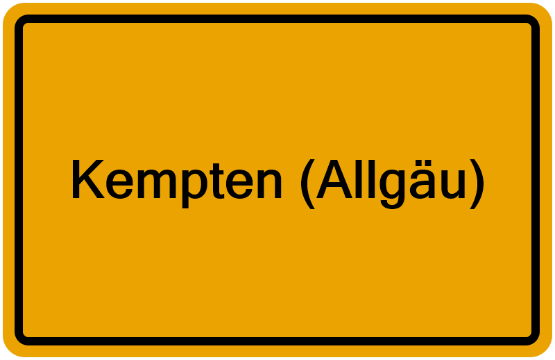 Handelsregister Kempten (Allgäu)